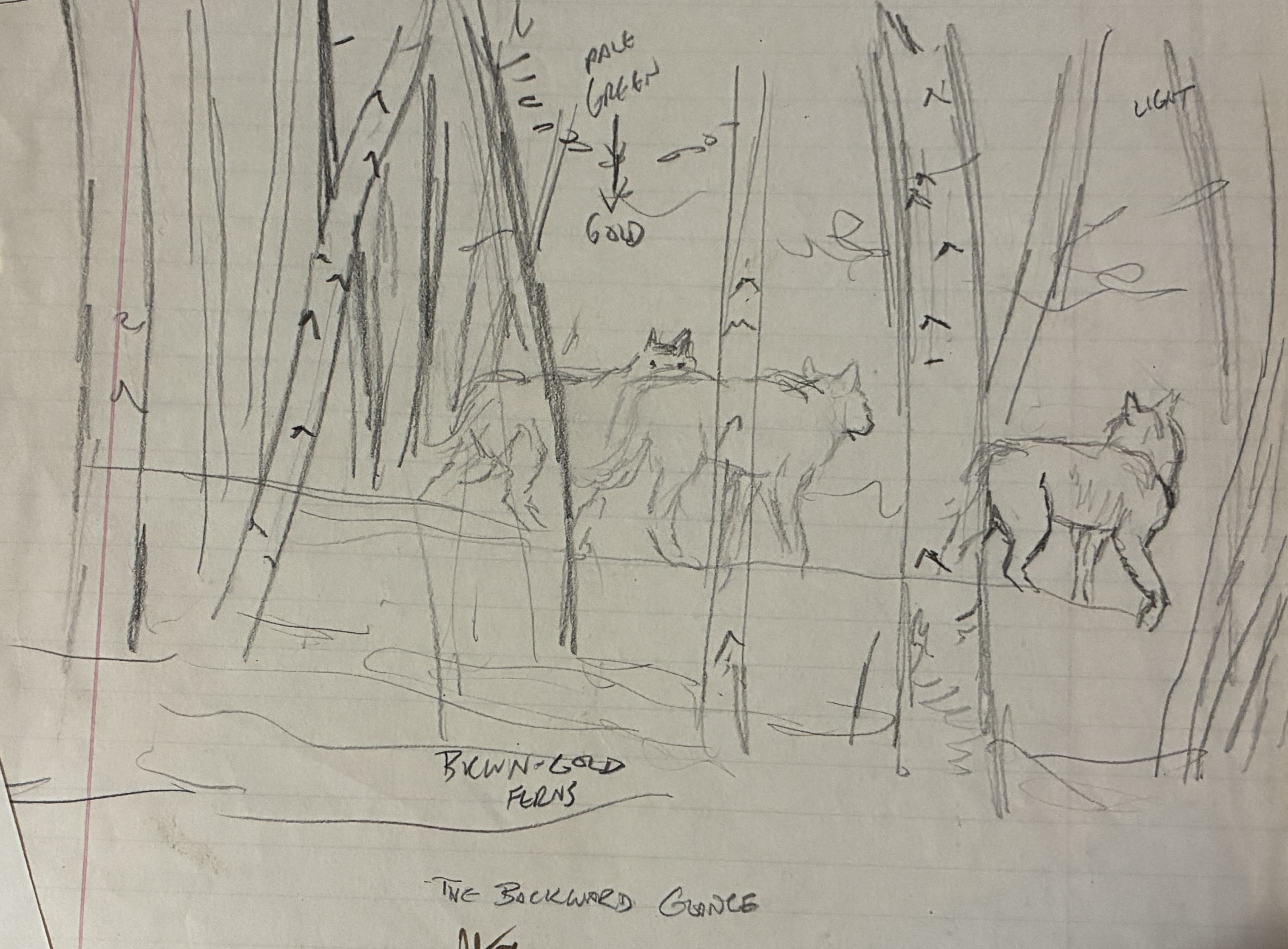 Adieu ~ Gray Wolves and Aspens