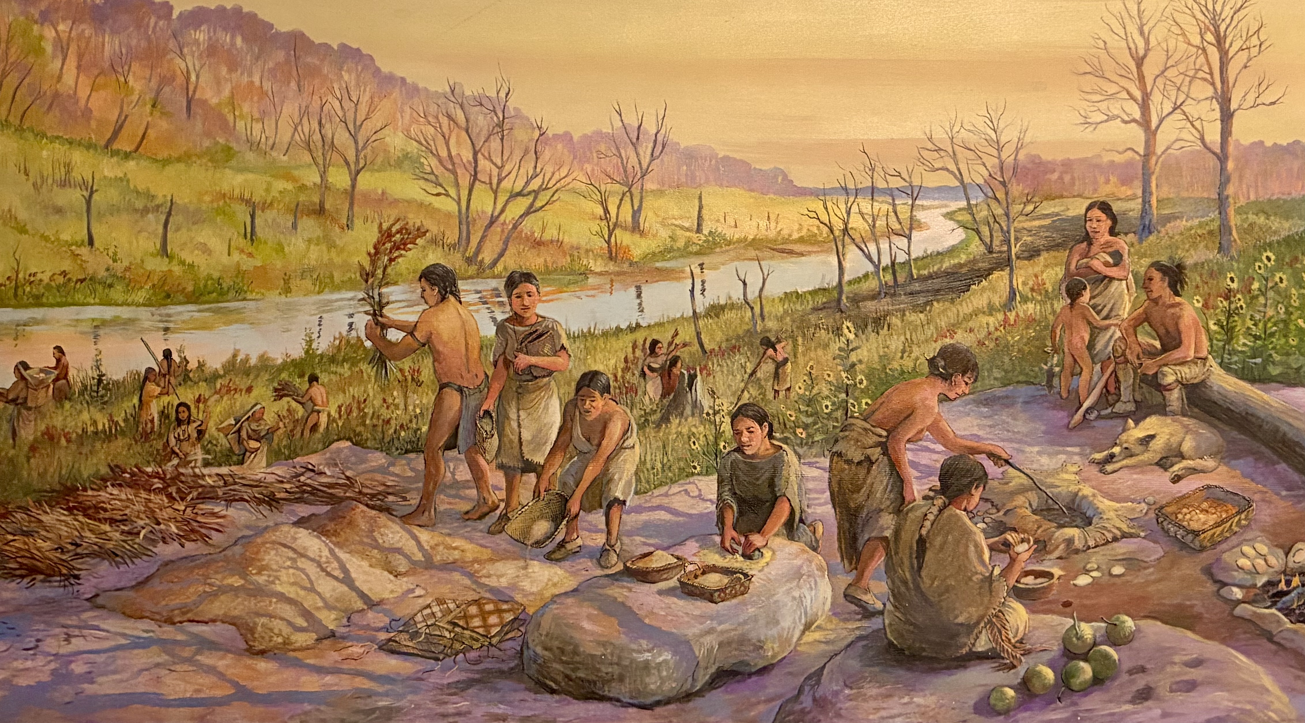 Harvest Days at a Cave Shelter